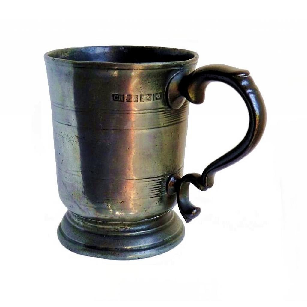 ½pint pewter mug by Charles Bentley, London 183763 pewtersellers
