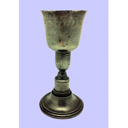 European pewter bucket bowl chalice c1760-80