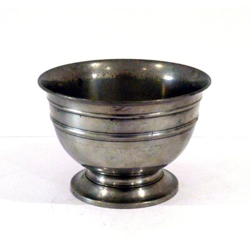 18th century pewter broth bowl c1770-1800